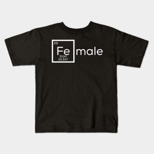 Female iron symbol Kids T-Shirt